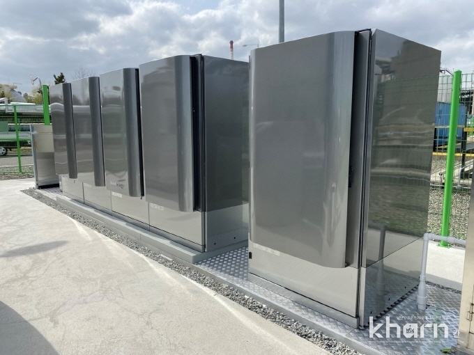 SK어드밴스드 울산 PDH 공장 내 설치된 100kW 순수 수소 SOFC.