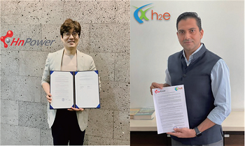 에이치앤파워는 인도의 연료전지 전문기업 h2e Power와 디젤연료를 활용한 수소에너지 기술개발 MOU를 체결했다.