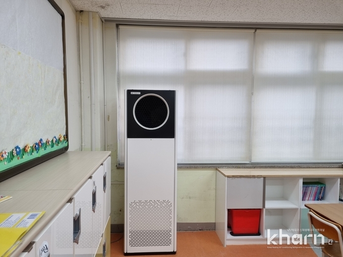 학교 교실 현장 설치사례.