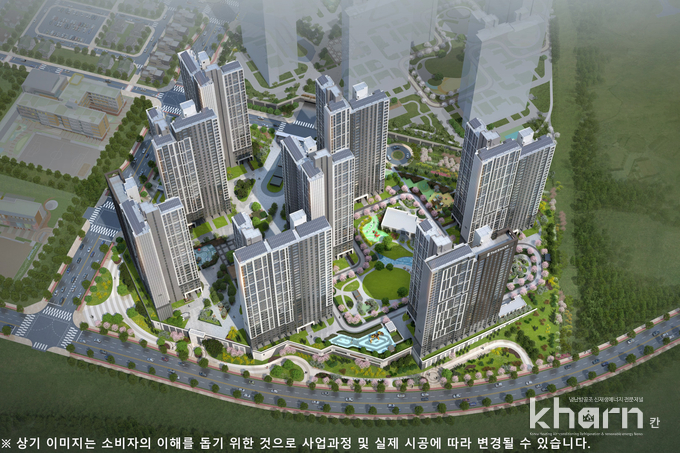 더샵 탕정인피니티 조감도.