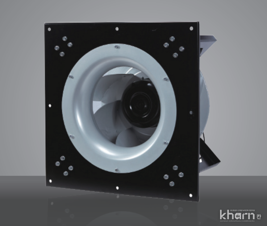 EC팬 적용 0.2~2.2kW 일체형 플러그팬(Plug Fan).