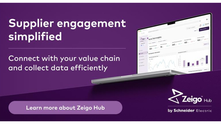 슈나이더 일렉트릭, 공급망 탈탄소화 위한 디지털 플랫폼 ‘자이고 허브(Zeigo™ Hub)’ 출시.