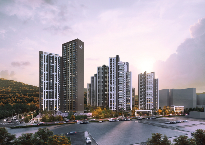 힐스테이트 회룡약파크뷰 투시도.