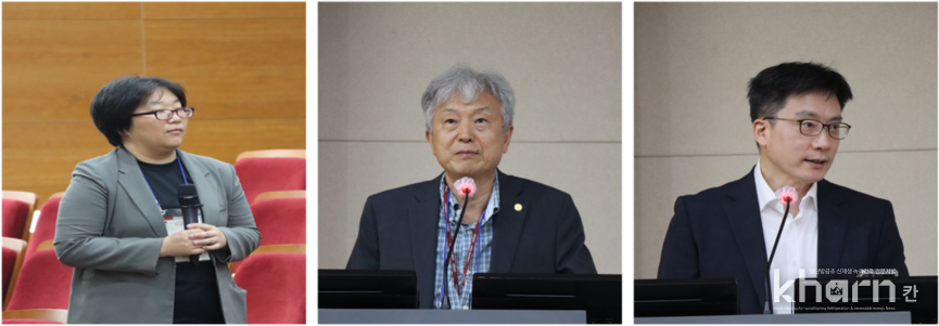 신새미 고려대 교수·손종렬 고려대 미세먼지관리 특성화대학원 사업단장·이원호 고려대 보건과학대학 부학장. (좌부터)
