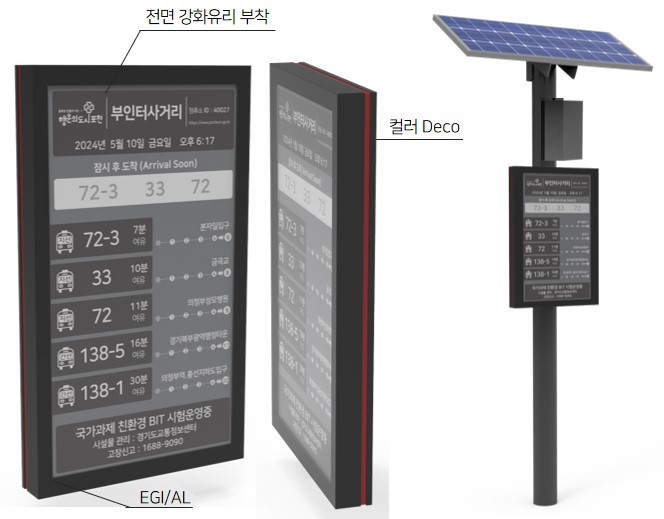 ‘에너지자립형 버스정보안내장치’