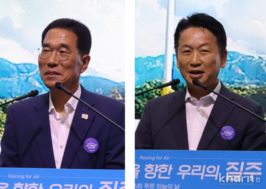 김주영 국회 환노위 간사, 고영인 경기도 경제부지사(좌부터)
