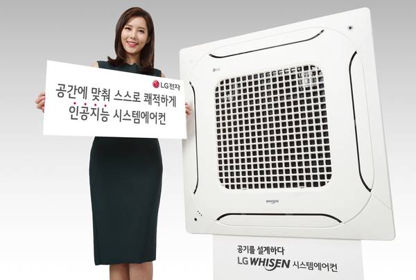 LG전자가 인공지능 휘센 시스템 에어컨 신제품을 이달 출시한다.