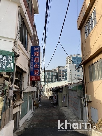신설1구역 현장모습.
