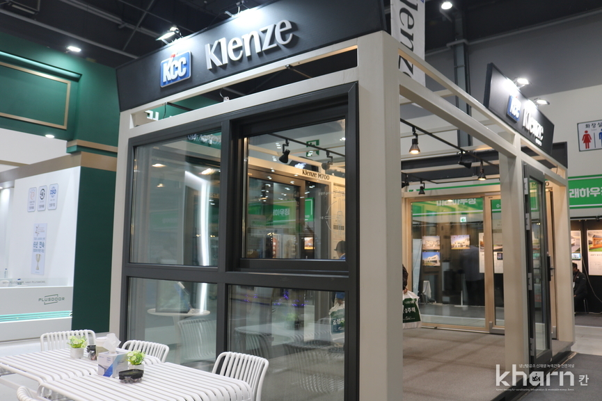 예광테크 부스 전경.